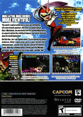 Viewtiful Joe 2 box cover back